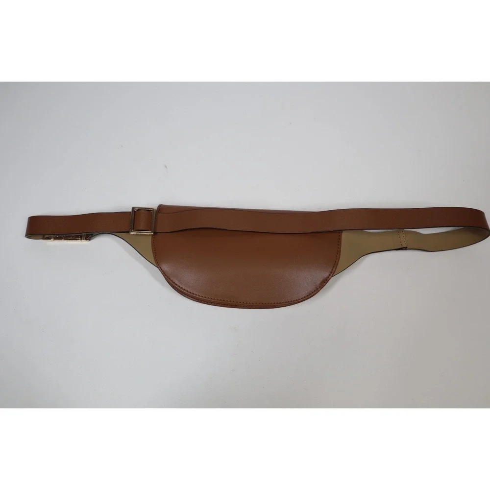 Michael Kors Brown Genuine Leather Belt Bag‎